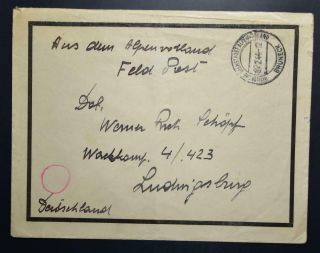 Germany In Occupied Italy South Tyrol 1944 Mourning Cover Bruneck To Look,  Italia