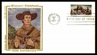 Mayfairstamps Us Fdc 1971 Missouri Statehood Colorano Silk First Day Cover Wwb36