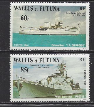 Wallis And Futuna Isl - 276 - 277 - Mnh - 1981 - Patrol Boats