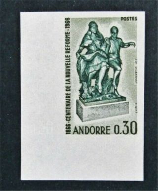 Nystamps French Andorra Stamp 173 Og Nh Imperf