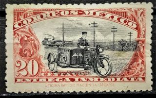 Mexico 1919 Sc E1 Lh Og Vf Cv$70.  00 (12 - 23)