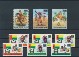 Lk75464 Guinea - Bissau Folklore Historical Figures Fine Lot Mnh