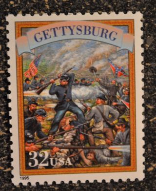 1995usa 2975t 32c Civil War - Battle Of Gettysburg Nh Vf