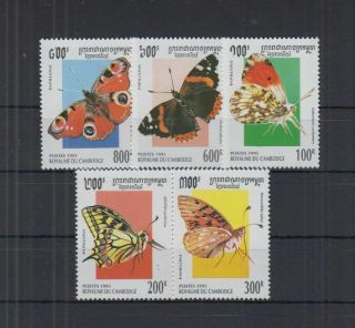 K702.  Cambodia - Mnh - Nature - Butterflies