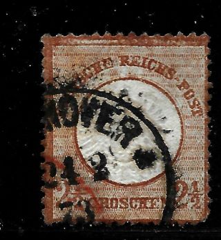Hick Girl Stamp - Old German Sc 19 Eagle With Large Shield,  1872 Y1876