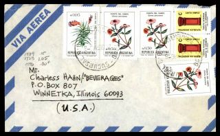 Mayfairstamps 1980s Argentina Airmail To Us Cover Wwb66205