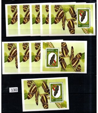 ,  10x Grenada - Mnh - Butterfly