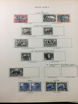 TREASURE COAST TCStamps 7,  Pages of OLD South Africa Postage Stamps 46 2