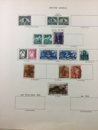TREASURE COAST TCStamps 7,  Pages of OLD South Africa Postage Stamps 46 3