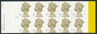 Gb 10 X 1st Retail Booklet Very Scarce Phosphor Omitted