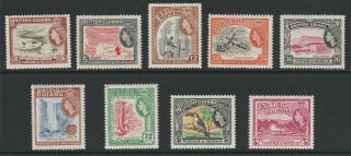 British Guiana 1963 - 65 Complete Set Sg 354 - 365 Mnh.