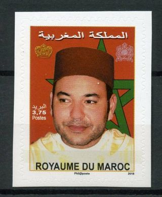 Morocco 2018 Mnh King Muhammad Vi 1v S/a Set Royalty Stamps