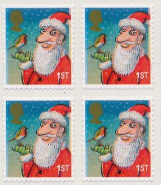 GB 2012 (12 x 1st) Christmas Booklet with RED COLOUR SHIFT ERROR VF 2