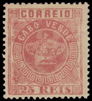 Cape Verde 4 (mi4ab) - Portuguese Crown " Perf 12.  5 X 12.  5 " (pa57530)