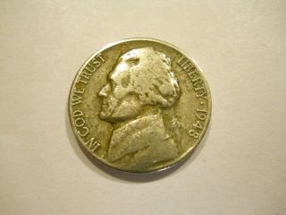 1948 - D U.  S.  Jefferson Nickel