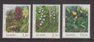 Aland Islands - Sg 36/8 - U/m - 1989 - Orchids