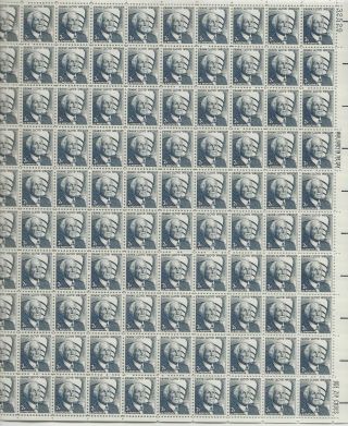 1966 2 Cent Prominent Americans Issue Full Sheet Of 100 Scott 1280,  Nh