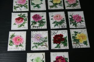 china stamps 1964 - short set 14 stamps 3