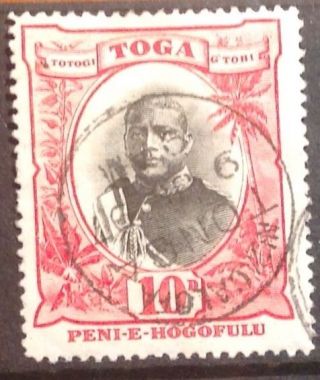 Tonga 1897 Sg 49 10d Fine Cat £48