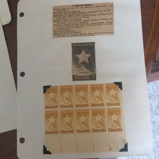 Us 1948 3 Cent Gold Star Mothers
