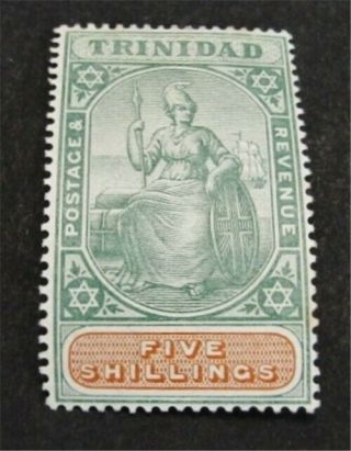 Nystamps British Trinidad Stamp 87 Og H $60