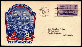 Scott 923 - 3 Cents Steamship - Staehle Fdc Typed Address Kings - Planty 923 - 6