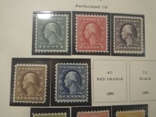 Scott ' s Postage Stamp LOT 1914 s 424 thru 437 expect for 429 and 430 2