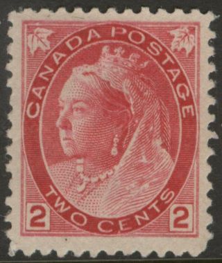 Canada 77 2c 1899 Carmine Queen Victoria Numeral Vf Mnh Cv $270