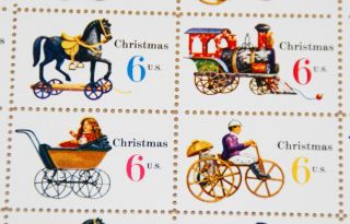 1970 Sheet,  Christmas Toys Issue Sc 1415 - 18