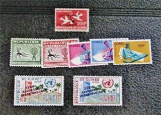 Nystamps French Guinea Stamp C27 // C38 Og Nh $30