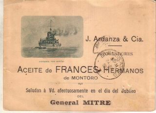 Argentina - 1901 Postal Stationery With Private Advertisement
