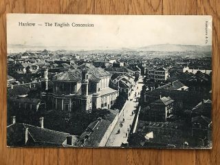 China Old Postcard The English Concession Hankow To Germany 1910