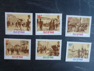 Isle Of Man 1987 Pictures From Victorian Age Set 6 Stamps