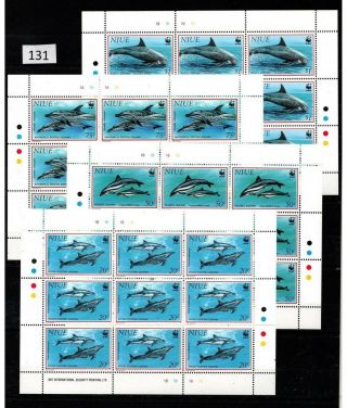 ,  Niue - Mnh - Wwf - Dolphins