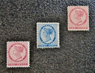 Nystamps Canada Prince Edward Island Stamp 5 5a 6 Og H $34