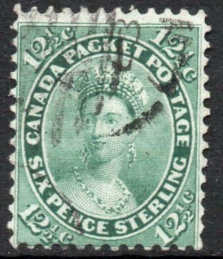 Colony Of Canada 1859 12½c.  Quality Fine No Faults &