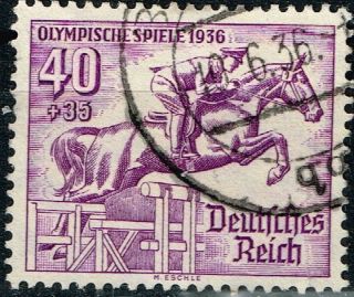 Germany Third Reich Berlin Summer Olympic Games Stamp 1936 Equestrian