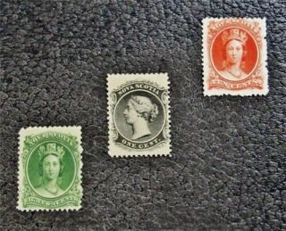 Nystamps Canada Nova Scotia Stamp 8 // 12 Og Nh $48