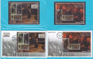 Zealand 2002 Lord Of The Rings Lotr Ms Amphilex Northpex Fdc First Day Cover