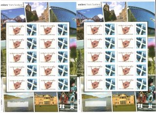 Gb Local Isle Of Pabay 2011 Signed Highland Cow Full Smiler Sheet Ps253 - S