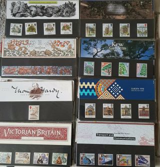 Over 40 Royal Mail stamp presentation packs 5