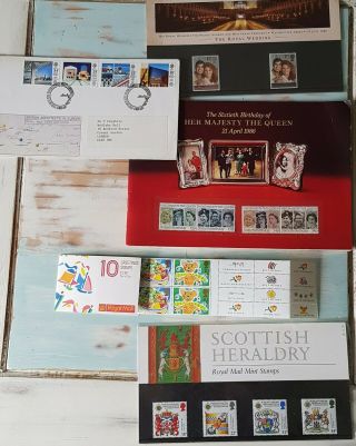 Over 40 Royal Mail stamp presentation packs 6