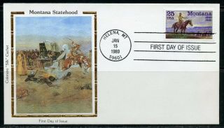 United States Colorano 1989 Montana Statehood First Day Cover