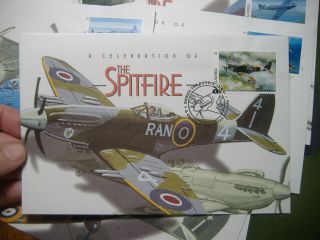 Gambia : 9 different SPITFIRE covers - thematics - aviation 2