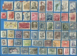 Czechoslovakia Postage Stamps 1918 - 1959 Plus Bob 175 Different [sta2375]