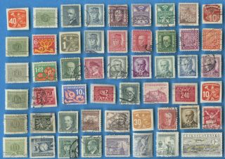 Czechoslovakia postage stamps 1918 - 1959 plus BoB 175 different [sta2375] 3