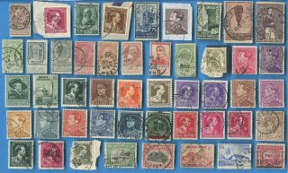 Belgium Postage Stamps 1849 - 1939 And Bob 200 Different,  On/off Paper [sta2440]