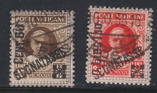 Vatican City 1931 Segnatasse Surcharges - Fu