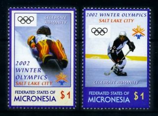 [101511] Micronesia 2002 Olympic Winter Games Salt Lake City Ice Hockey Mnh