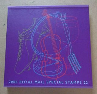 2005 Royal Mail Special Stamps Year Book No.  22 Complete With Mnh Stamps/sheets